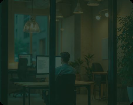 Ambiente de trabalho da Vértice Perícias