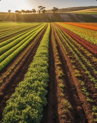 Área rural em levantamento técnico